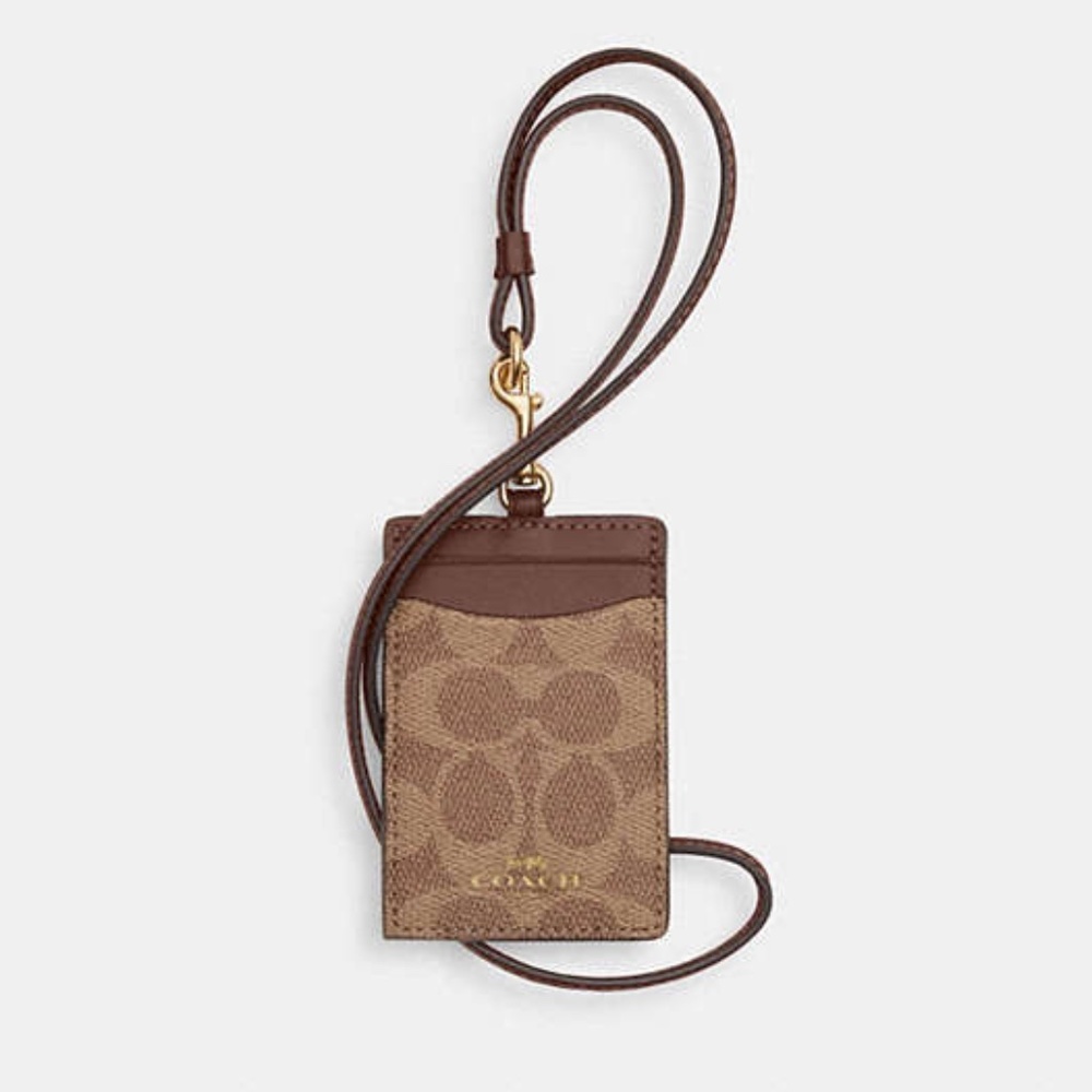 Coach | ID Lanyard In Signaure Canvas
